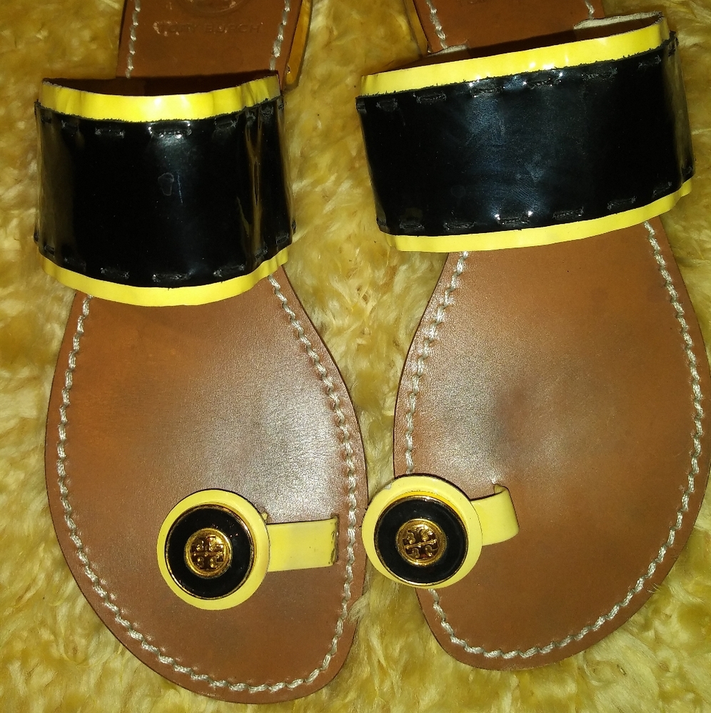 Tory Burch Elsa Toe Ring Sandals 7.5M